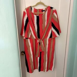 Women Peach Velvet Dress